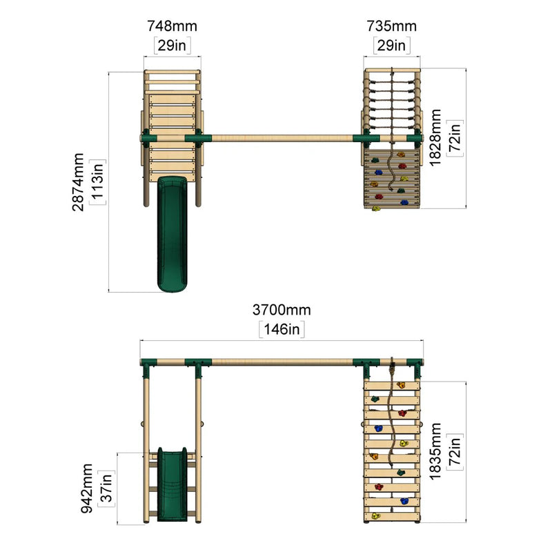 PolarPlay Klettergerüst Krokodil