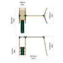 PolarPlay Schaukel Pfau