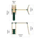 PolarPlay Schaukel Pfau