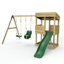 ClassicPlay Premium Klettergerüst Everglades mit Doppelschaukel und Rutsche