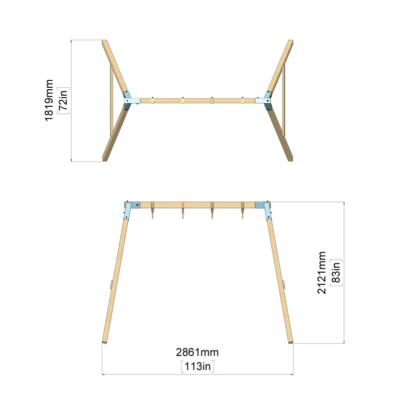 PolarPlay Schaukel Tukan